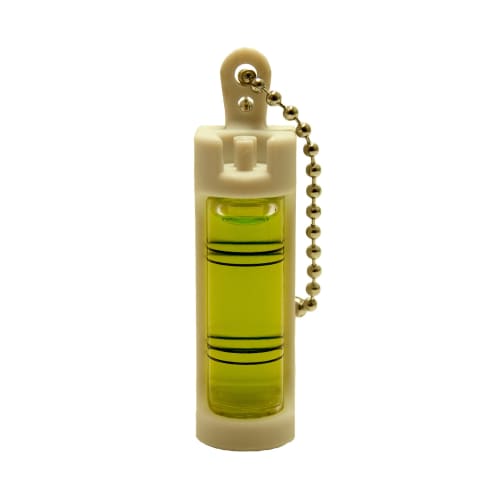 Akatsuki Manufacturing (Kod) Portable Level, Level-kun Plus, White Body, Yellow Vial, SU-WY