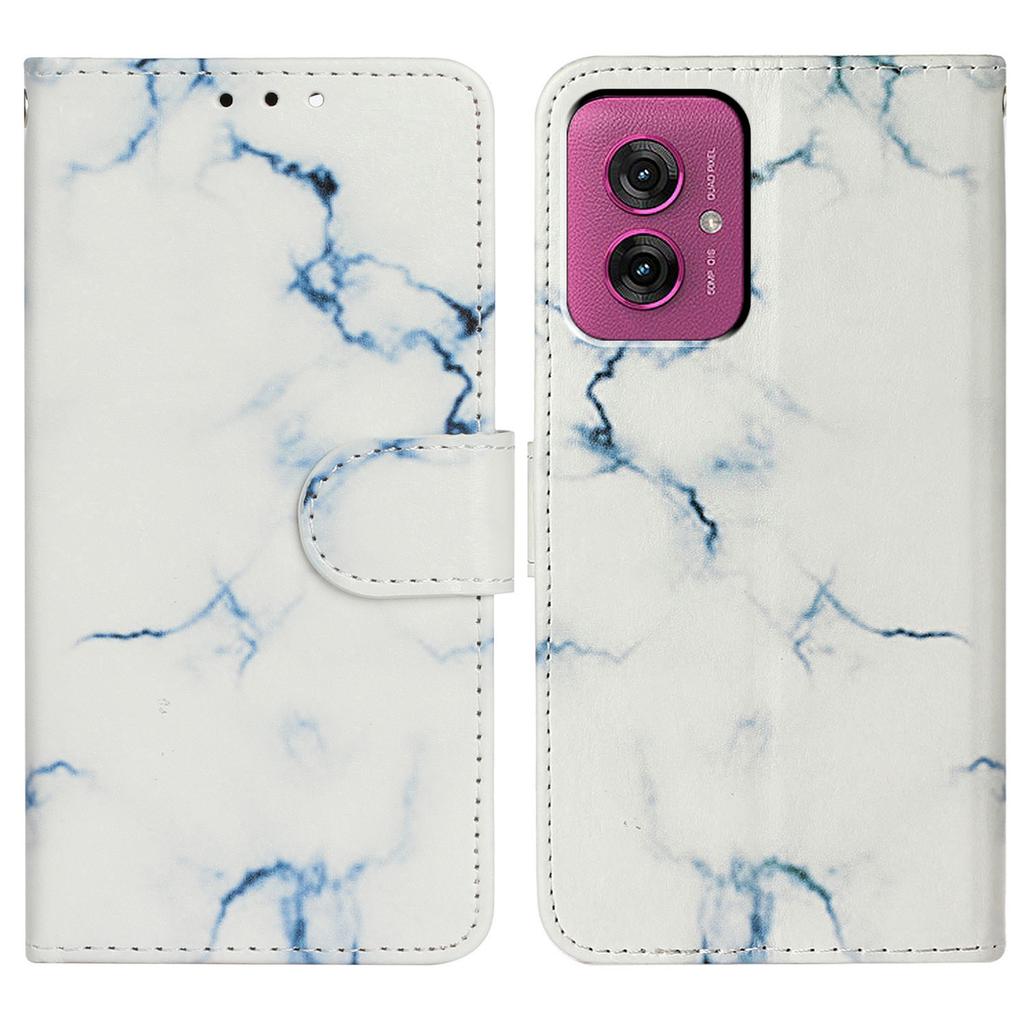 For Motorola Moto G55 5G Case Pattern PU Leather Flip Phone Cover