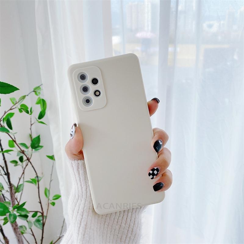 A 52 32 72 33 53 73 Liquid Silicone Case For Samsung Galaxy A32 A52 A72 A13 A23 A33 A53 A73 4g 5g A51 A71 Matte Soft Cover A52s
