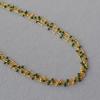 Vintage Elegant Multi-layer Short Clavicle Necklace Women Retro Lace Black Spinel Beaded Jewelry