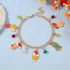 Christmas Chain Bracelet With Cartoon Characters For Holiday Party Gift And Festive Decor