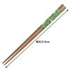 Aoba Chopsticks Dishwasher Safe Natural Wood Soot Bamboo Wild Rabbit 5 Set 22.5cm