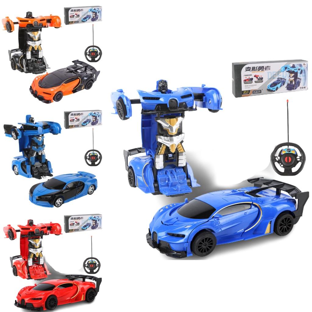 2 In 1 Remote Control Transforming Robot Car For Kids
