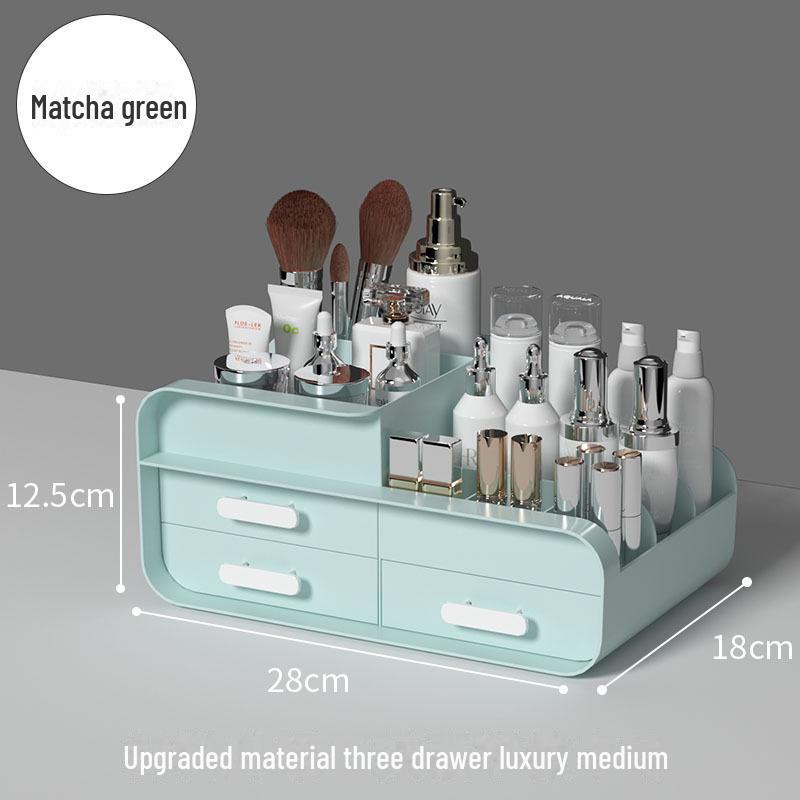 Organizator Compact pentru Birou de Dormitor: Cutie de Depozitare Machiaj și Cosmetice Stil Sertar