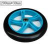 7-8 Inch PU Rubber Universal Silent Wheels for Scooters, Shopping Carts, and Wheelchairs