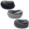Nackenkissen aus Memory-Schaum, Halswirbel, Reise, tragbar, Mittagspause, Flugzeug, U-Typ Kissen, Schlaf, Campingkissen, Tragetasche
