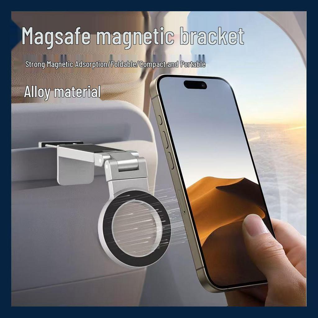 Foldable Magnetic Rotatable Phone Holder for Travel & Live Streaming - MagSafe Compatible