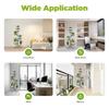5 Tier Plant Stand Metal Flower Pot Shelf Spiral Holder Indoor Outdoor Garden Home Decor for Living Room Balcony Black