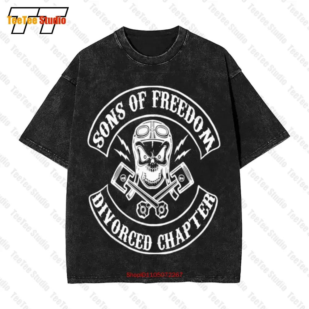 Sons Of Freedom Divorced Chapter Motorcycle Club Vintage Oversized TShirt ZOVY S