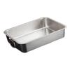 Xiyao Stainless Steel Rectangular Handled Serving Basin