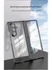 Samsung Z Fold 7 Electroplated Transparent Magnetic Protective Case