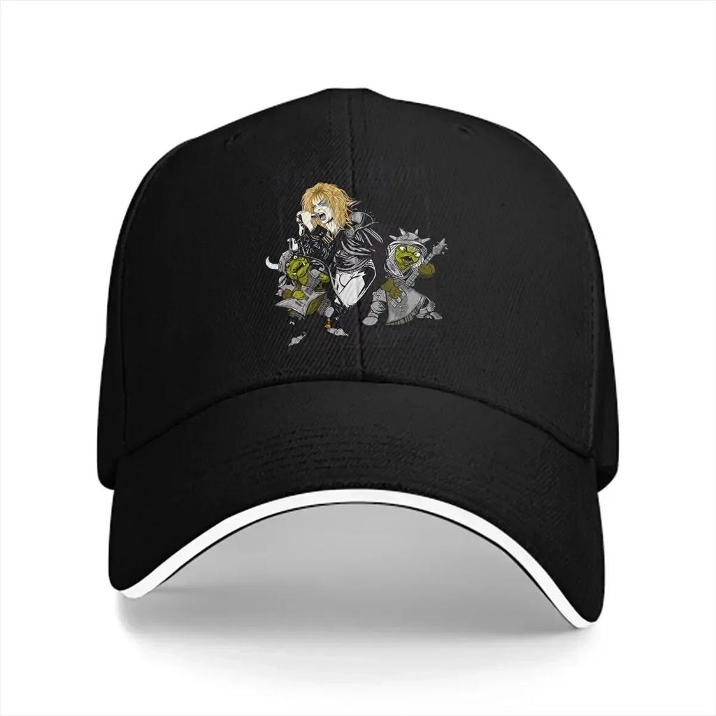 Pure Color Dad Hats Goblin King Bowie Mens Hat Sun Visor Baseball Caps Labyrinth Film Peaked Cap