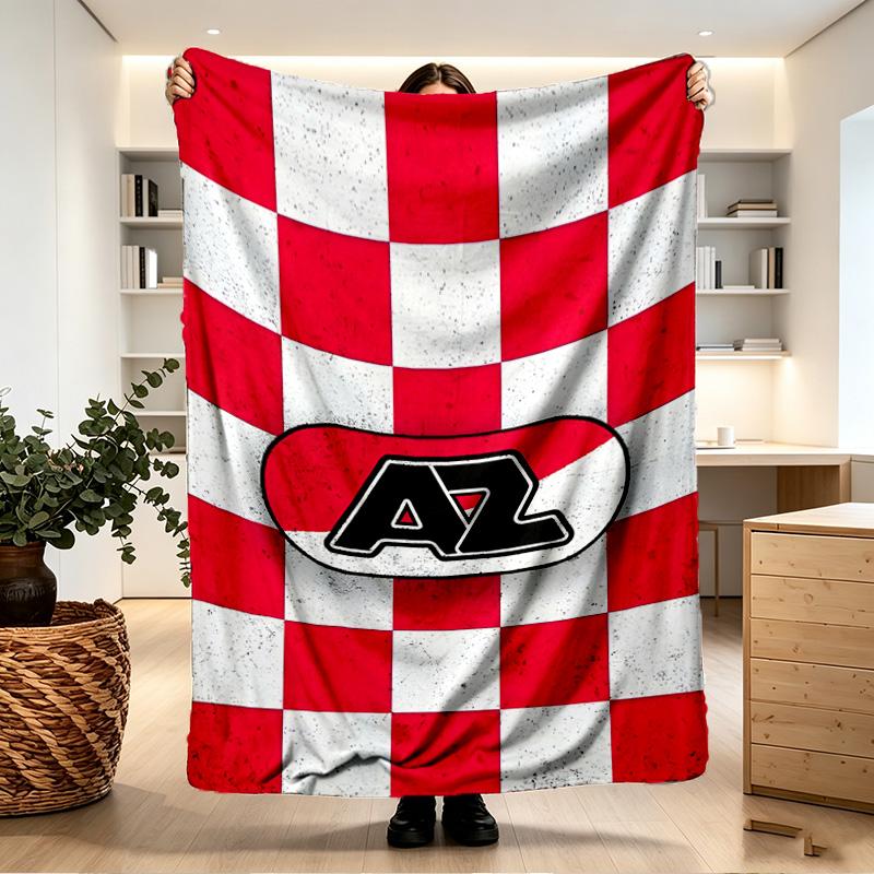 AZ Alkmaar Print Blanket - Soft & Comfortable, for Bedroom, Travel, Sofa, Home Decoration - Birthday Christmas Gift for Friend