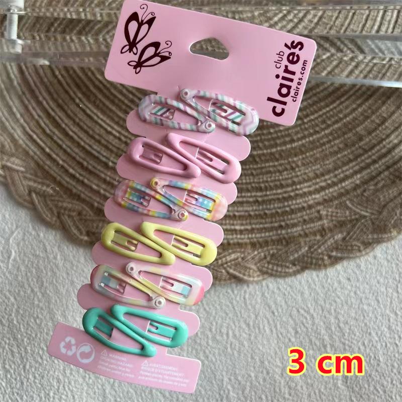 Kawaii Printed BB Clips Hairpins Set Women Children Girls Kid Hair Pins Barrettes Accessories Hairgrips Headdress Ornaments