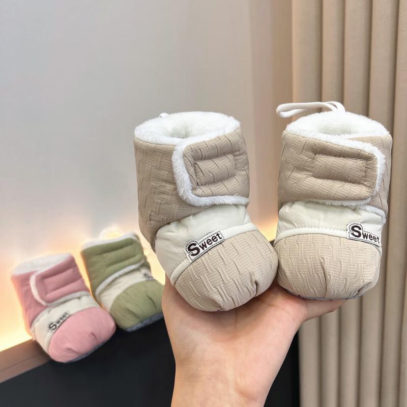Winter Baby Walking Shoes: Warm, Velvet-Soft Soles, Non-Slip for Boys & Girls 0-12 Months