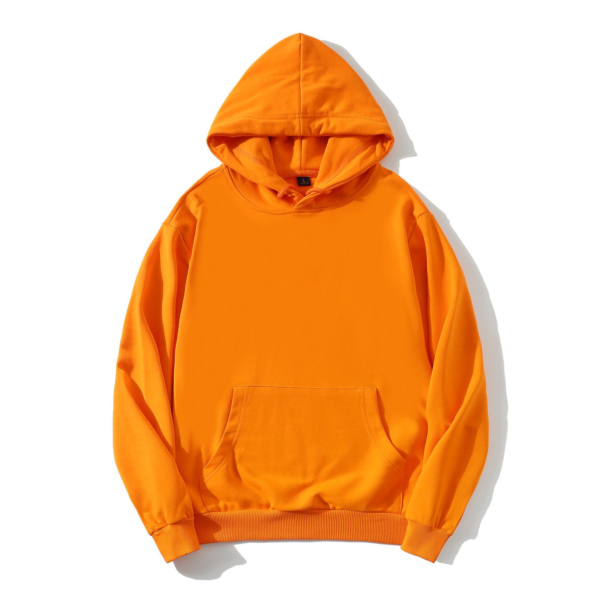 Однотонный пуловер с капюшоном — фото 14