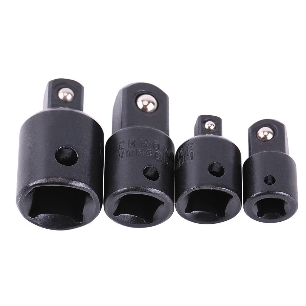 4pcs Sockets Screwdriver Converter Set 1 2 , 3 8 , 1 4  Socket Wrench Adapters