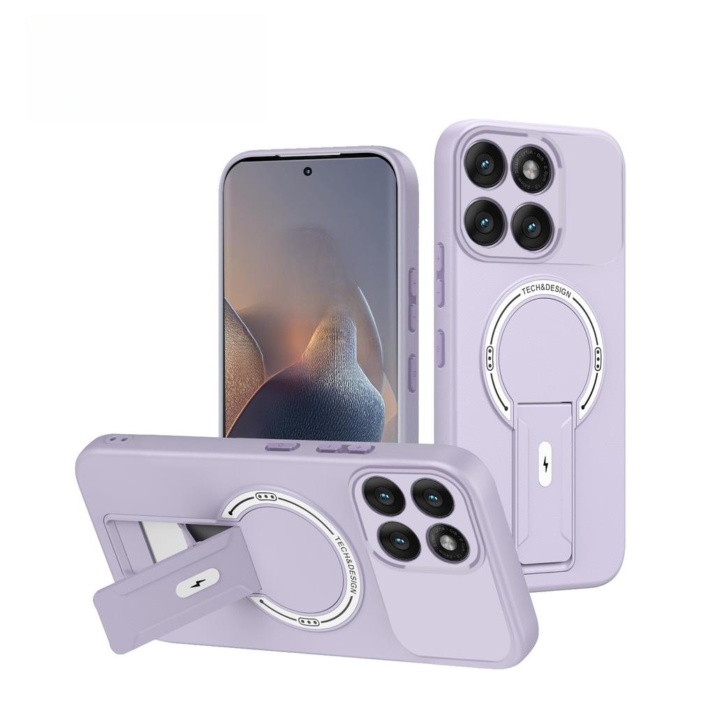 Phone Cases Xiaomi, Pindun Skin-touch Phone Cases with Folding Stand, Shockproof
