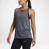 Nike Solid Color Round Neck Sleeveless Sports Vest Women Tops Gray 831779-060