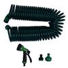 Coil Garden Water Hose 15m/49.2ft EVA 7 Modes Garden Telescopic Spring Tube for Watering Plants