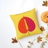 Simple Casual Fresh Elegant Simple Flower Art Cushion Cover Washable Linen Pillowcase Soft  for Daily Sofa Bed Home Room Decor