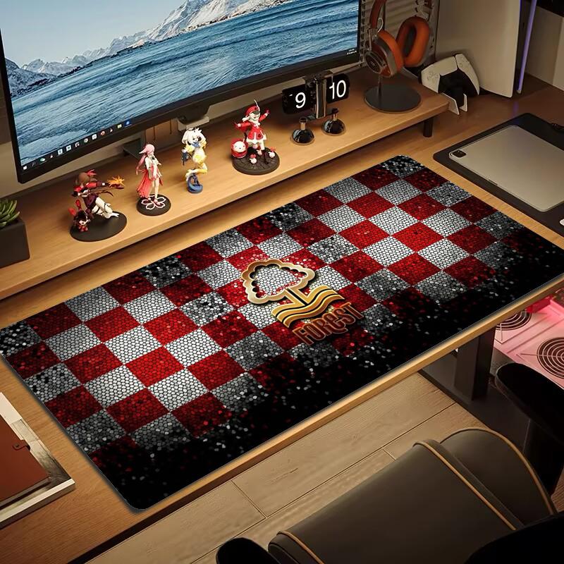 Nottingham Forest FC Mouse Pad Large Gaming Table Cushion Non-slip Laptop Tablet Big Mousepad XXL Mat Mini PC Playmat With Lock Edge_xia