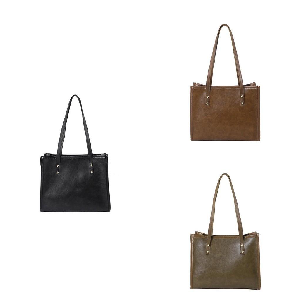 Large Capacity Black Tote Bag For Women Fashionable And Versatile Urban Style