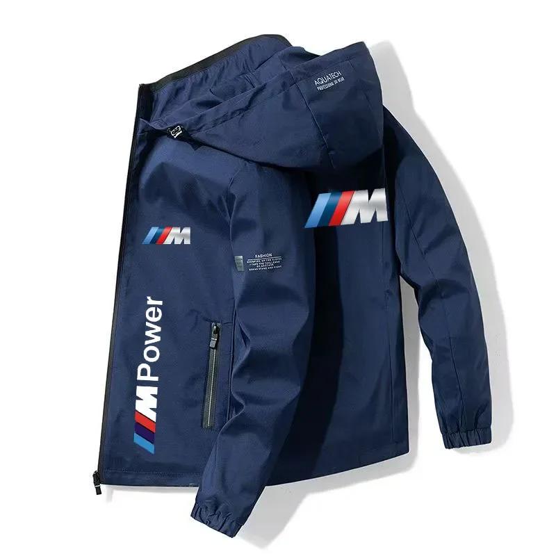 BAAU1 2025 Hot 2025 New BMW Bicycle Jacket Fashion Leisure Sports Bicycle, Super Large Outdoor Street Racing Motorcycle BMW Jacket