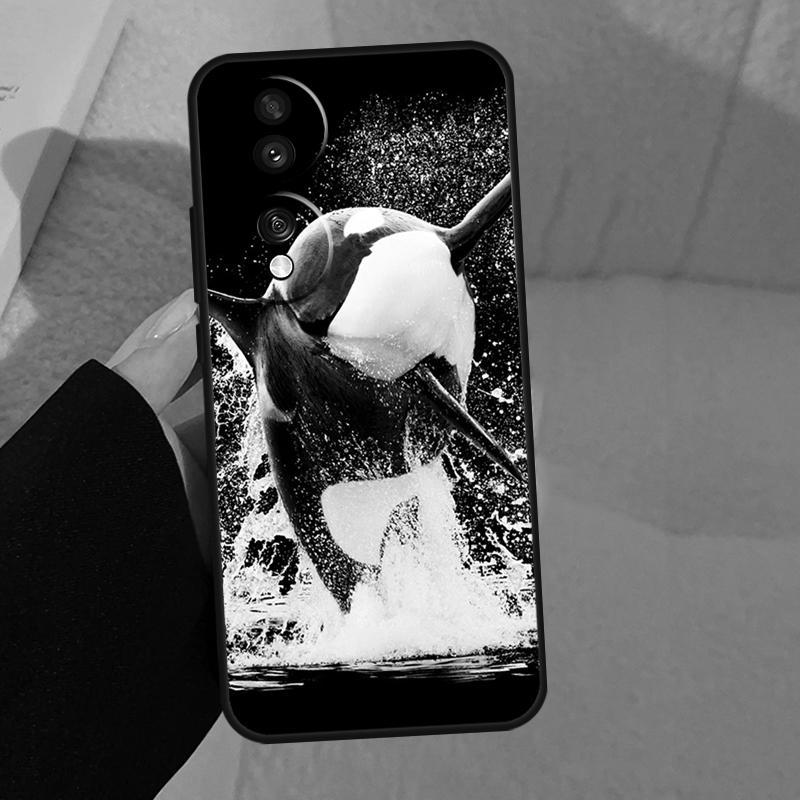 Killer Whale Orca For Honor Magic 7 Pro 5 6 V5 Case For Honor 200 400 50 70 90 Lite X8a X8b X9a X9b X9c Cover