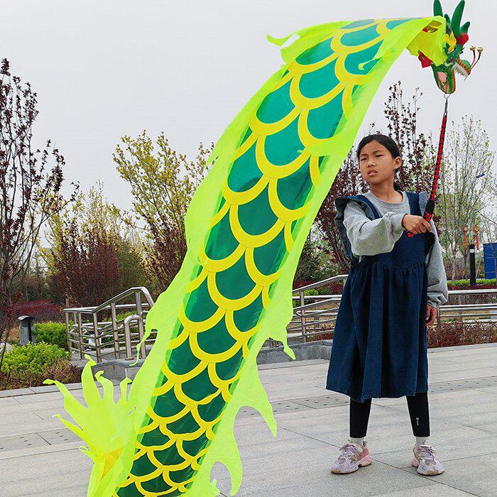 Colorful Children's Fitness Dance Ribbons - Outdoor Dragon Swing for Fun