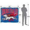 SUPERMAN Krypto Dog Dad Soft Touch Fathers Day Blanket