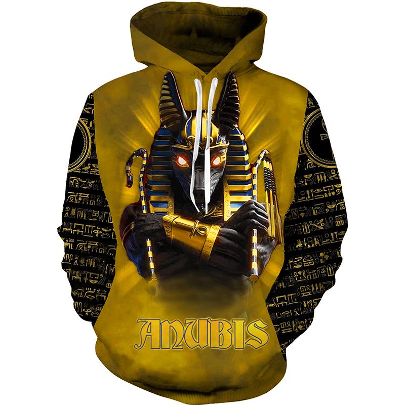 Ancient Egypt Eye of Horus Egyptian Symbol 3d Printed T-shirt Long Sleeve Unisex Cool Hoodies Pullover Men’s Sweatshirt