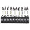 Essential 14 Piece Screwdriver Bit Set Magnetic Bits for Impact Drivers