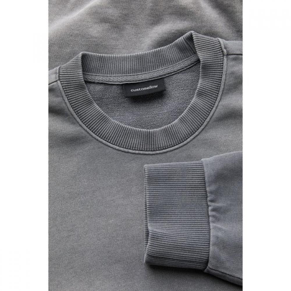 Customellow Grey Dyed Sweatshirt Grey Cwtaw25621gyx