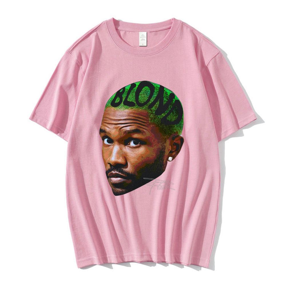 Frank Vintage Graphic T Shirt Blond Hip Hop Popular Music Singer RB Tshirt Men Women Fashion Oversized Short Sleeve Tshirts