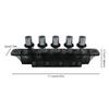 Durable Multifunctional Power Switch Button Range Hood Keyboard Switch AC 250V 4A 5 Pushbutton Piano Type for Key Board