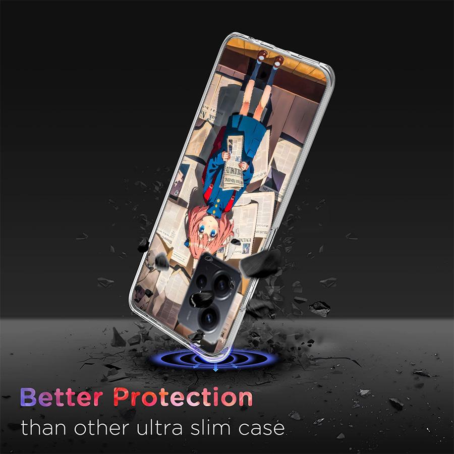 Anya Forger Mind Reading Phone Case For Redmi Note 14 15 Pro 5G 13 12 Pro Plus 11 11T 11E 11S 10 Pro 10S 9 9S Cover Cell Clear T