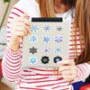 50Pcs Light Color Snowflake Stickers – Waterproof Christmas Decals for Notebook, Electric Bike