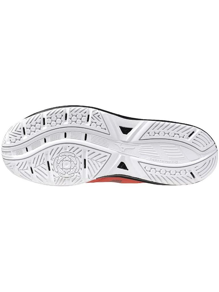 Buty do badmintona Sky Blaster 3 cm 3E [Mizuno] Biały/Czarny/Czerwony 22.0