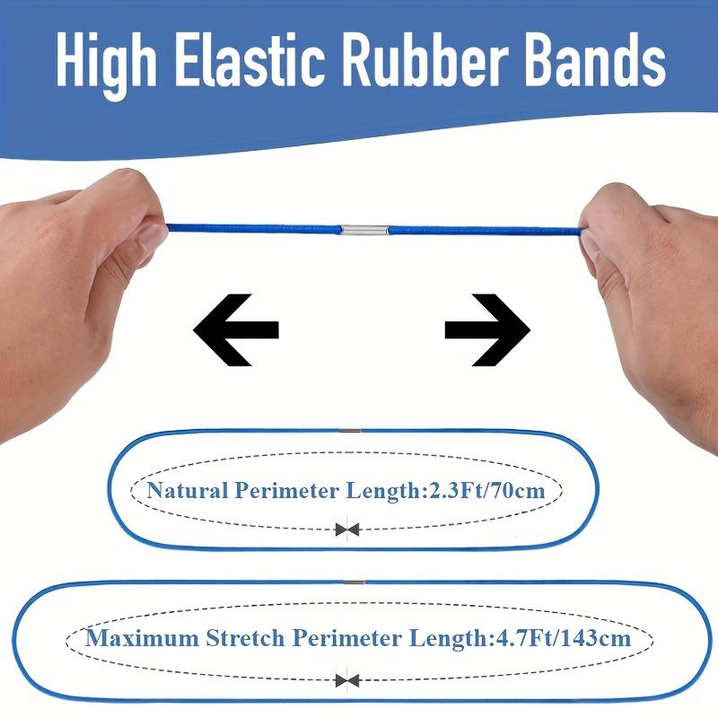 Colorful Elastic Trash Can Straps 3-Pack - Secure Garbage Bag Fixer for 13 to 96 Gallon Bins at Home, Office, School, and Outdoors