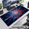 Custom Name Text Mouse Pad Bolton Wanderers FC Personalized Desk Pad For Work And Gaming