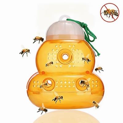 Durable Reusable Outdoor Wasp Trap Non-toxic Multi-hole Design Wasp Catcher Hanging Type Portable Bee Trap Farm Yard