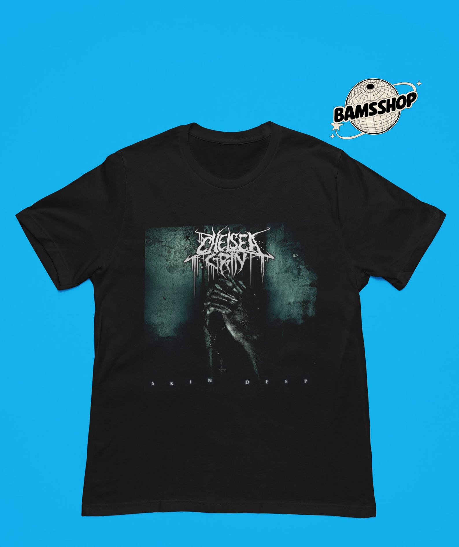 Chelsea Grin Shirt, Skin Deep Single Band Tee, Heavy Deathcore Concert Top, Merch Tee 4XL