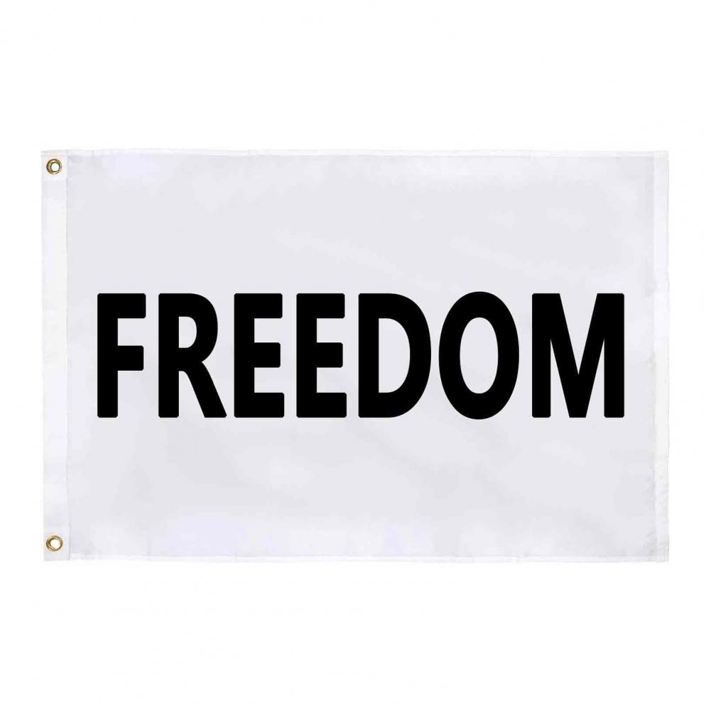 Decorative House Flag Uv-resistant Flag Fade-resistant Patriotic Flag for Outdoor Decoration Freedom Garden Banner with for Deck белый