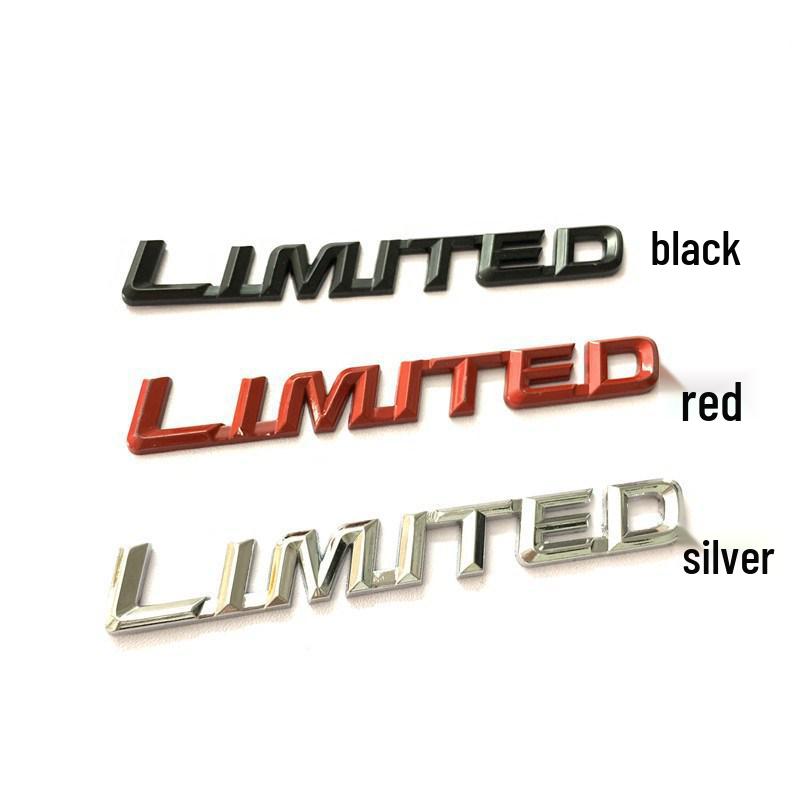 Suitable for Limited Edition 4WD Full Metal Car Sticker - Rear Four-Wheel Drive Modification