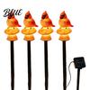 Outdoor Seasonal Atmosphere Lights Christmas Solar Stake Lights Santa Snowman Tree Figurine Lawn Powered Yard Gifts Waterproof Warm LED for