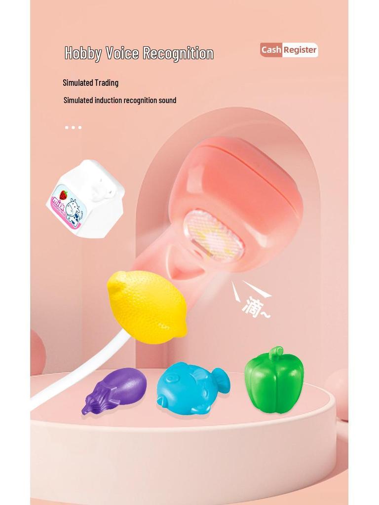 Children's Role-Play Toy: Cartoon Rabbit Supermarket Cash Register