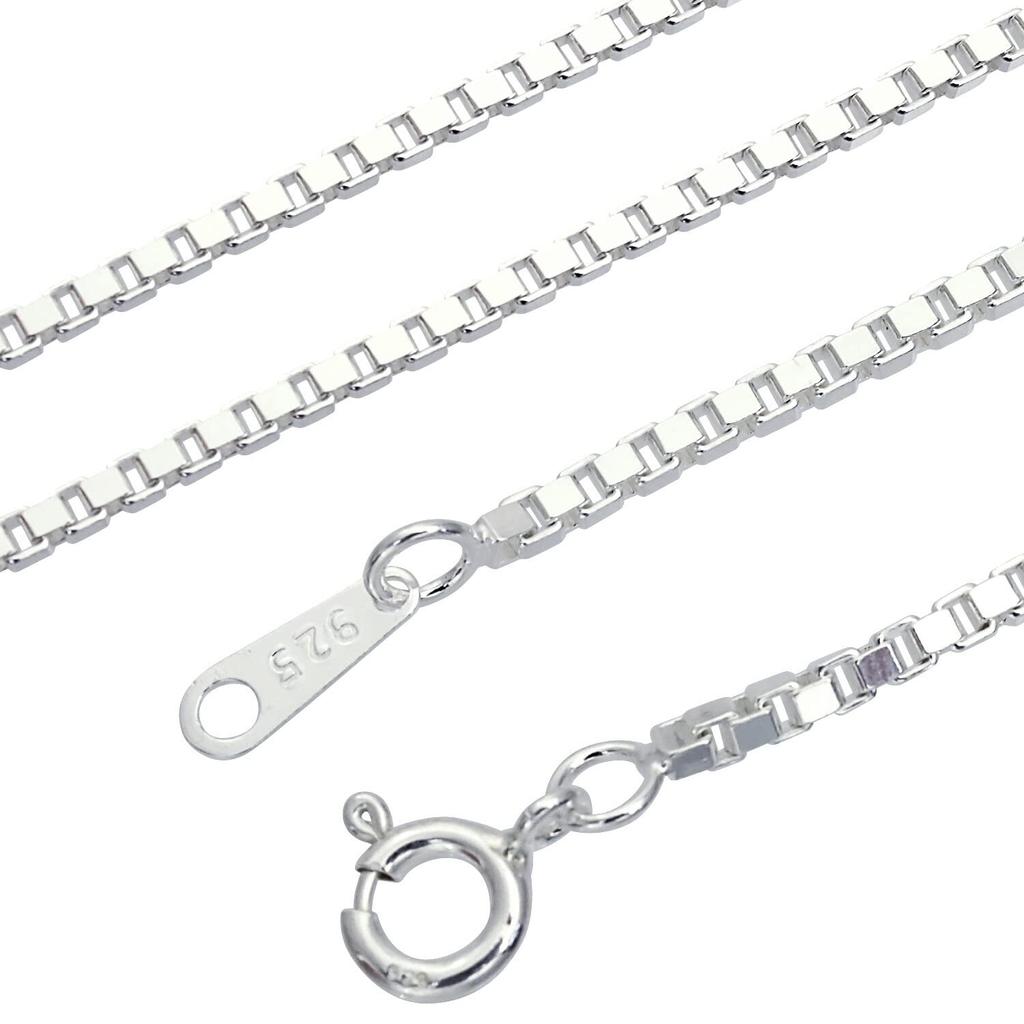 Venetian Chain Sterling Silver 45cm [Sears] Necklace, (SV 925), 1.8mm width, length, SV200-45