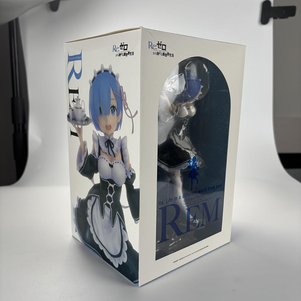 Maxcute Japanese Anime Figures Rem 1/7 Ver. PVC Action Figure Interchangeable Head Collection Gift Model Toys 22CM