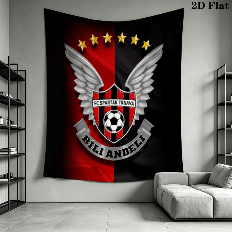FC Spartak 1 Wandkleed Esthetisch Wandkleed Bedrukt Stof Deken Decoratieve Wandkleden voor Slaapkamer Woonkamer Huisdecoratie